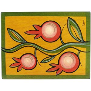 Rectangular Placemat Climbing Pomegranate by Kakadu Art