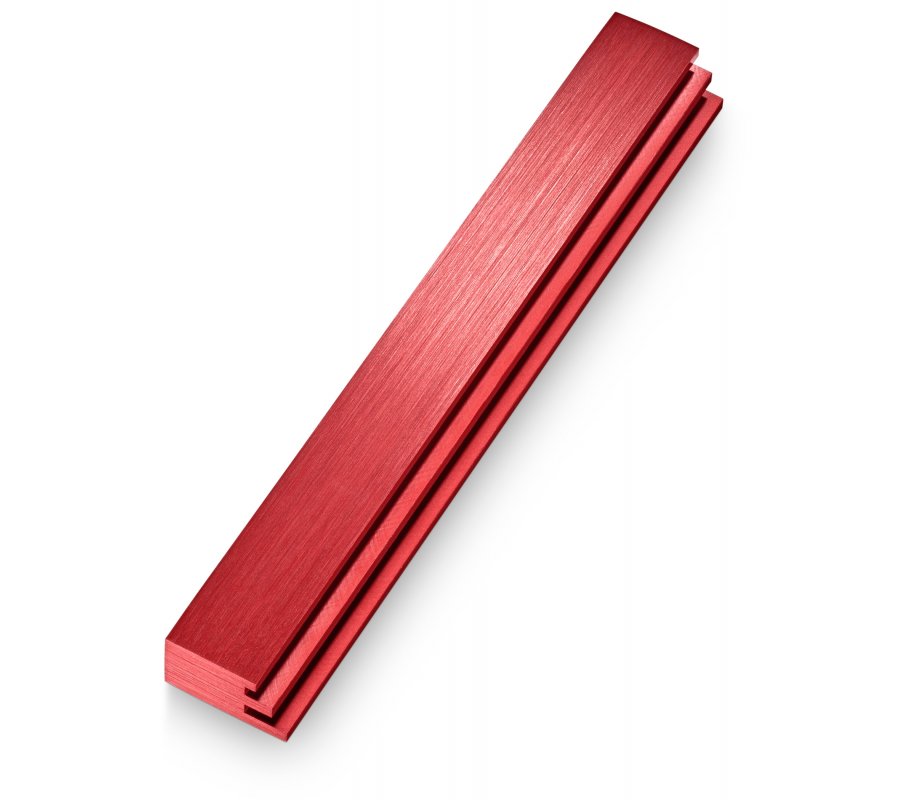 Adi Sidler Laser Cut Steps Design Mezuzah Case - Maroon