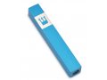 Adi Sidler Mini Mezuzah Case, Crown Shin Design - Turquoise