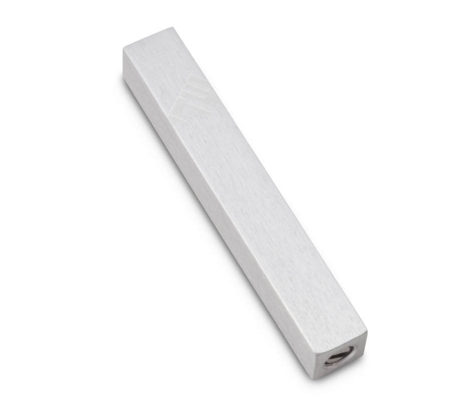 Adi Sidler Mini Mezuzah Case, Three Lettered Hebrew Divine Name - Silver