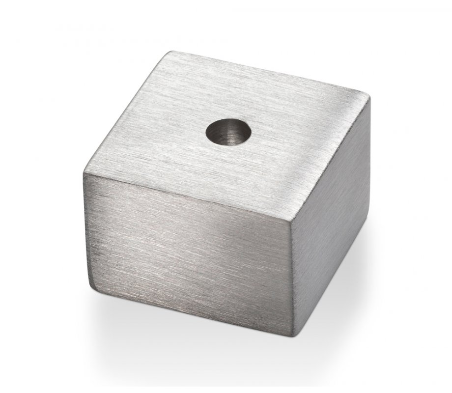 Adi Sidler Spiral Coil Chanukah Dreidel Brushed Aluminum - Silver