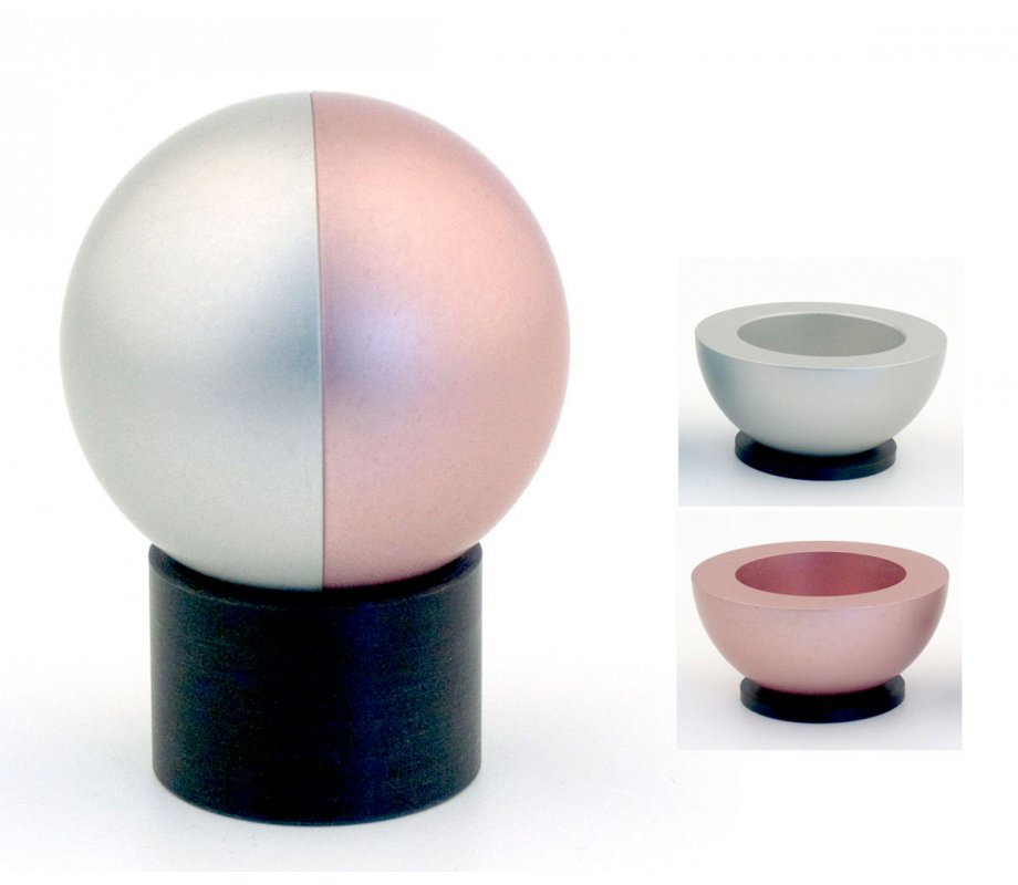 Agayof Aluminum Traveling Candlesticks Ball Series - Pink