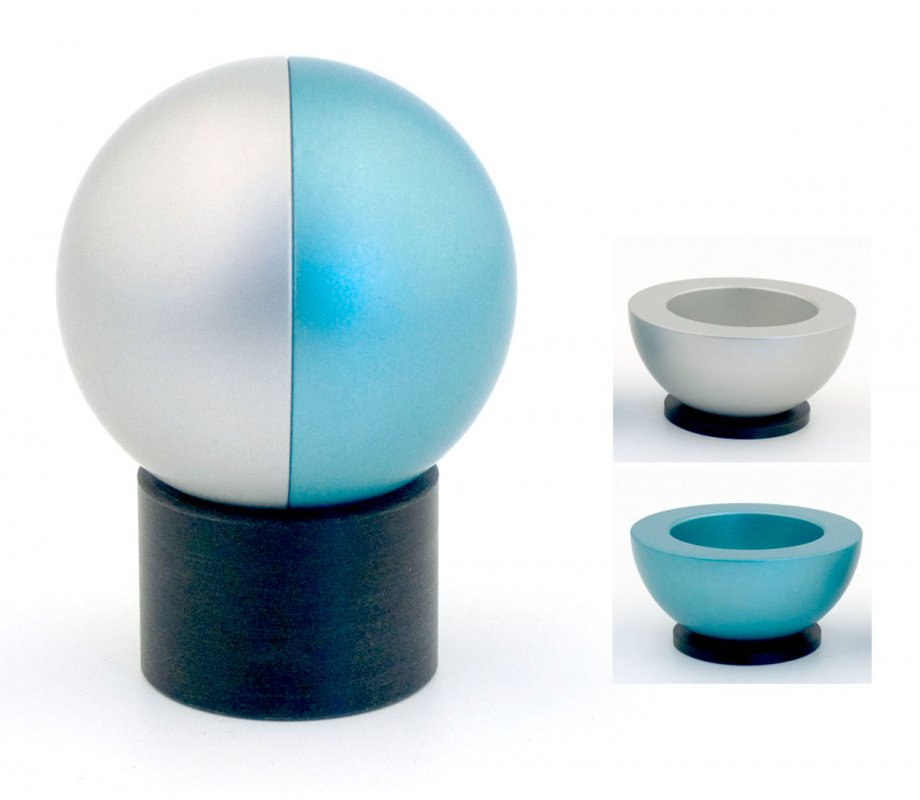 Agayof Aluminum Traveling Candlesticks Ball Series - Teal