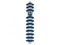 Agayof Cylinder Mezuzah Case with Triangles, Dark Colors at 6 Inches