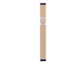 Agayof Mezuzah Case with Shin of Three Leaves, Light Colors - 7 Inches Height