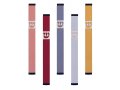Agayof Pillar Mezuzah Case with Curving Shin, Light Colors - 6 Inches Height