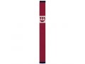 Agayof Pillar Mezuzah Case with Curving Shin, Light Colors - 6 Inches Height