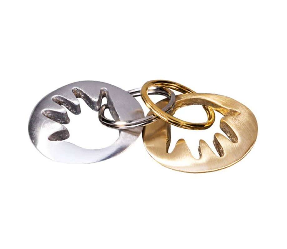 Aluminum Hamsa Keyring