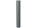 Aluminum Mezuzah Case with Side Channel - Dark Gray