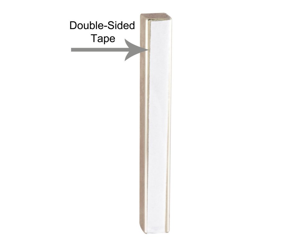 Aluminum Weather-proof Classic Mezuzah Case - Off-White