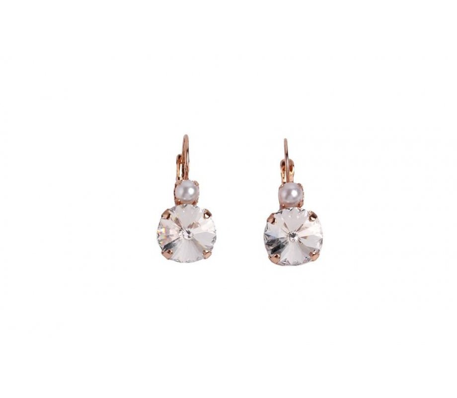 Amaro Handcrafted Earrings, Pearls and Swarovski Crystals – Pearl Jam Collection