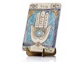 Art in Clay Handcrafted Decorative 24K Gold Decorated Plaque - Hamsa Symbols