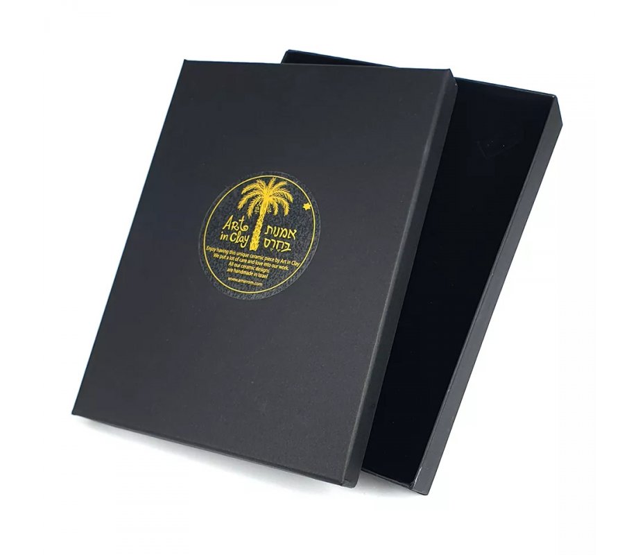 Art in Clay Woman Of Valor - Handcrafted Ceramic 24K Gold Decorated Plaque