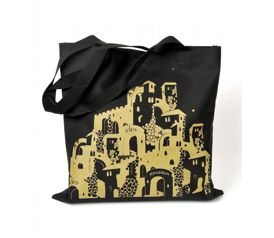 Barbara Shaw Canvas Tote bag - Jerusalem Images 1 in stock