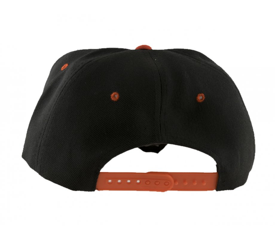 Baseball Cap with Jerusalem and Paint Splatter Design - Black & Red