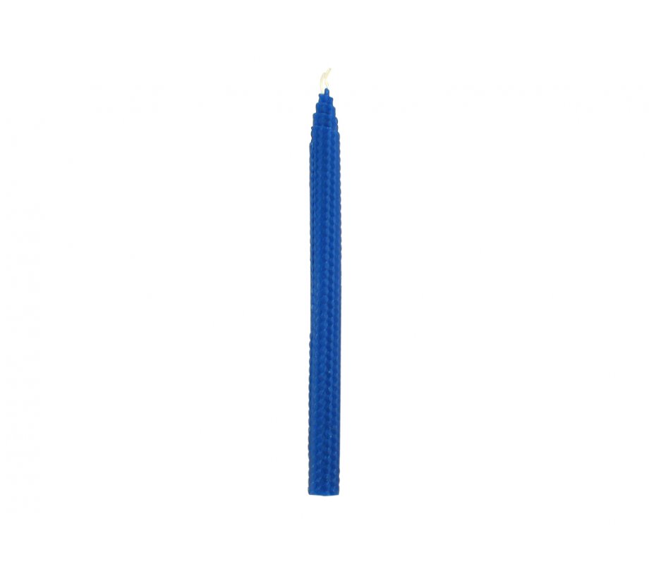 Beeswax Havdalah Candle, Waffle Honeycomb Design - Choice of Colors