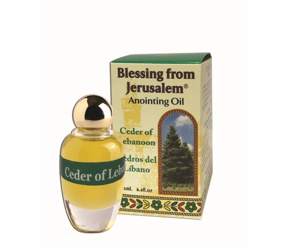 Blessing from Jerusalem Cedar of Lebanon Anointing Oil 12ml - 0.4fl.oz