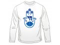 Blue Hamsa Chai Long Sleeve T-Shirt