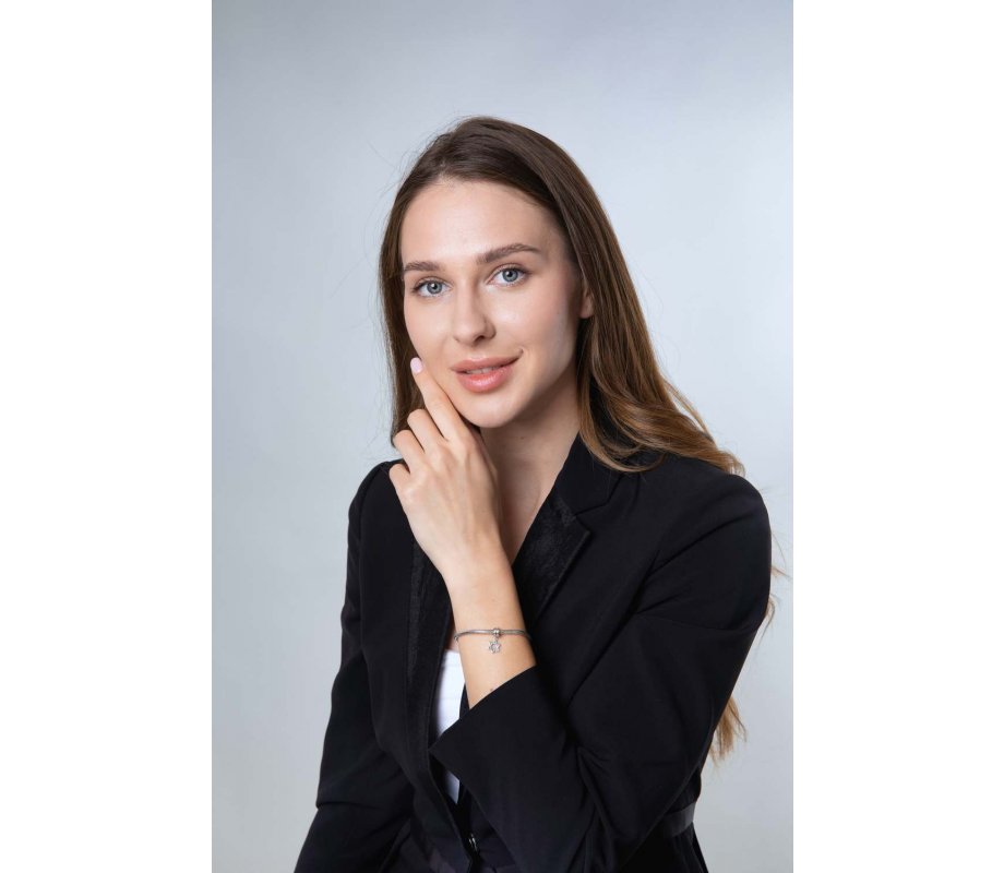 Classic Dangling Silver Star of David Charm