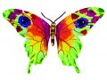 David Gerstein Double Sided Steel Wall Sculpture - Vered Butterfly