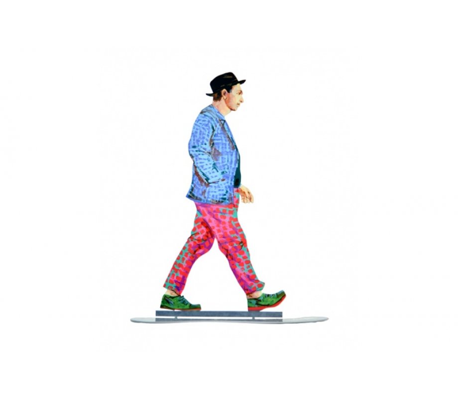 David Gerstein Free Standing Double Sided Sculpture - Bohemian Walker