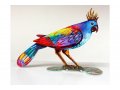 David Gerstein Free Standing Double Sided Steel Sculpture - Stylish Bird