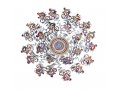 David Gerstein Large Laser Cut Fruit Bowl or Wall Decoration - Cyclists
