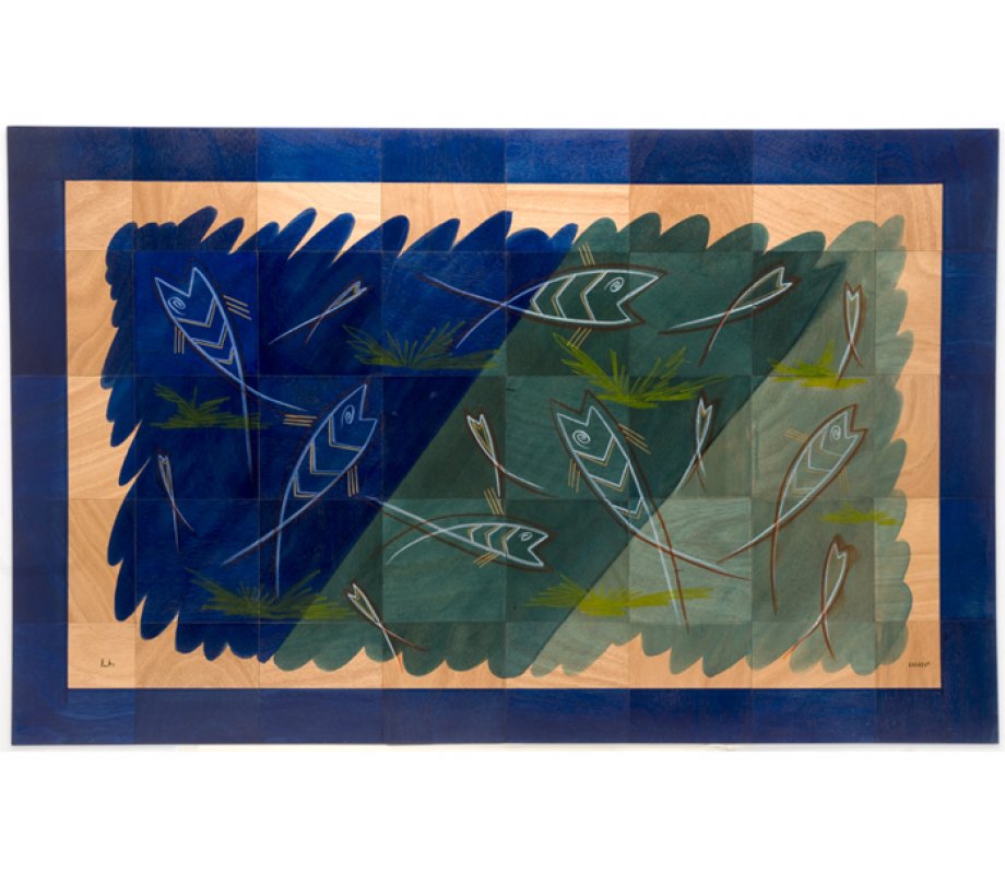 Floor Mat Baraka by Kakadu Art