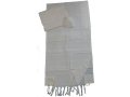 Gabrieli Handwoven Cotton Tallit Set - White