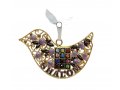 Gleaming Wall Decoration, Bird with Shalom and Breastplate  Choice of Colors