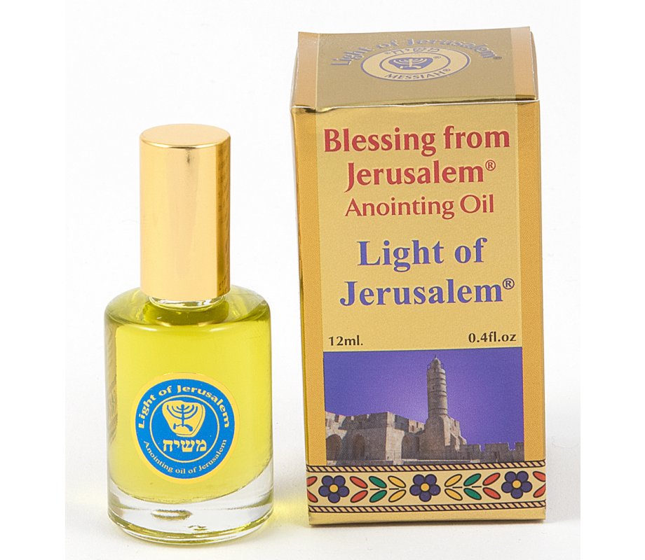 Gold Series Blessing from Jerusalem - Light of Jerusalem Anointing Oil 0.4 fl.oz (12ml)