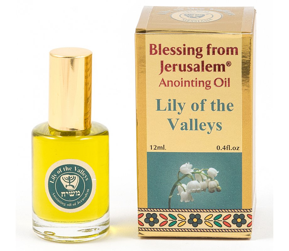 Gold Series Blessing from Jerusalem - Lily of the Valleys Anointing Oil 0.4 fl.oz (12ml)