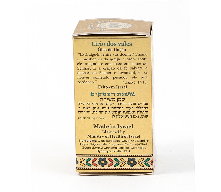 Gold Series Blessing from Jerusalem - Lily of the Valleys Anointing Oil 0.4 fl.oz (12ml)
