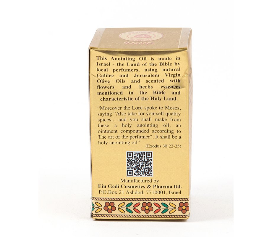 Gold Series Blessing from Jerusalem - Myrrh Anointing Oil 0.4 fl.oz (12ml)