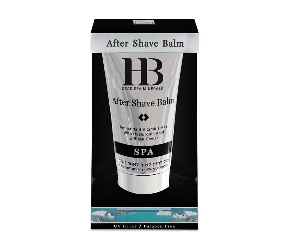 H&B After Shave Balm with Vitamins, Hyaluronic Acid and Black Caviar