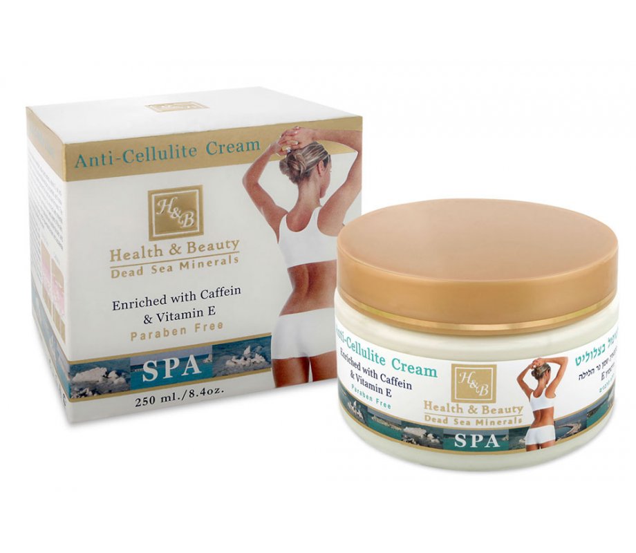 H&B Anti Cellulite Cream with Oils, Vitamins, and Dead Sea Minerals