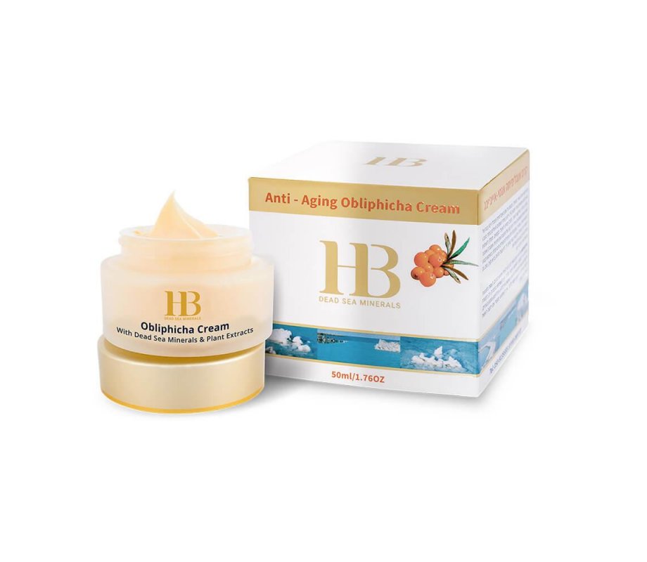 H&B Anti-Aging Facial Cream with Obliphicha, Sea Buckthorn and Dead Sea Minerals
