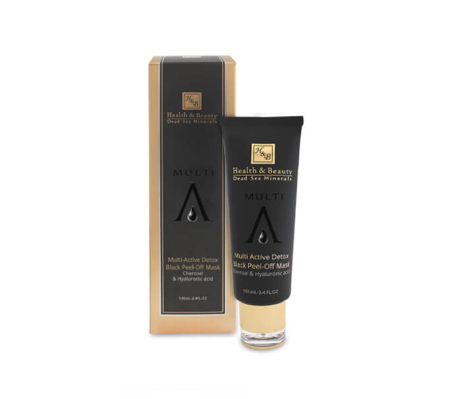 H&B Deep Cleansing Black Peel-Off Face Mask with Dead Sea Minerals and Charcoal