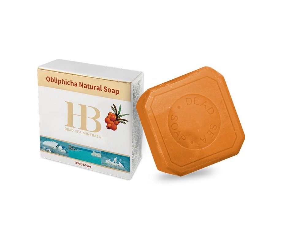 H&B Natural Bar of Soap with Sea Buckthorn and Dead Sea Minerals