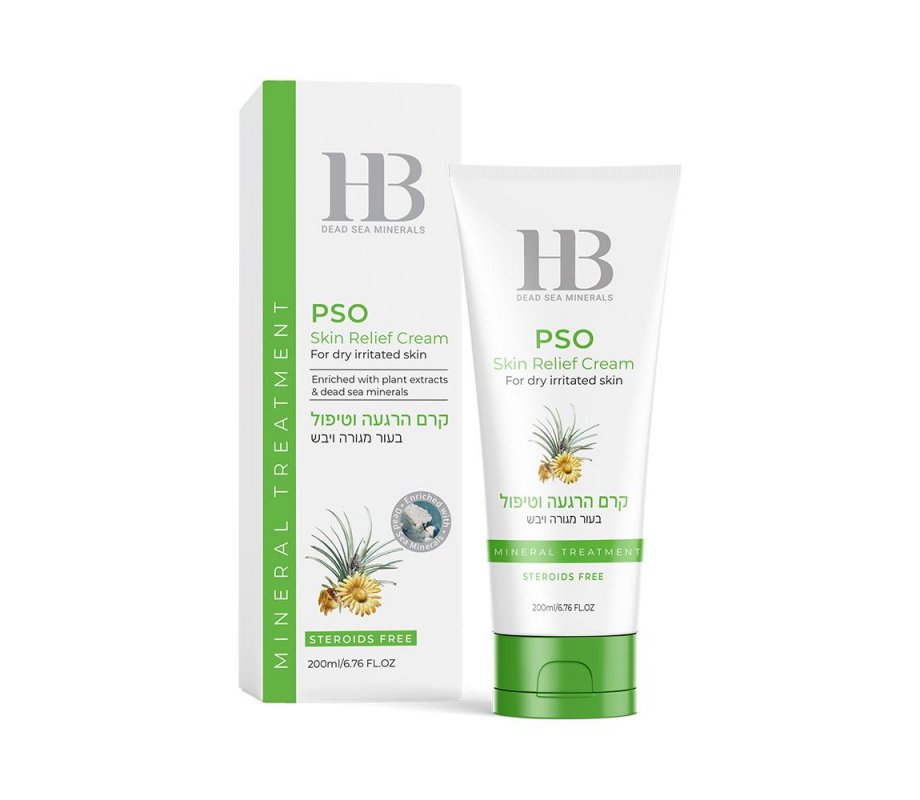 H&B Psoriasis PSO Skin Relief Cream with Dead Sea Minerals and More