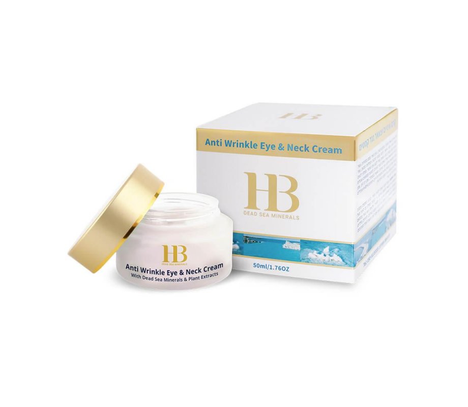 H&B Rich Anti-Wrinkle Eye and Neck Cream with Dead Sea Minerals & Plant Extracts