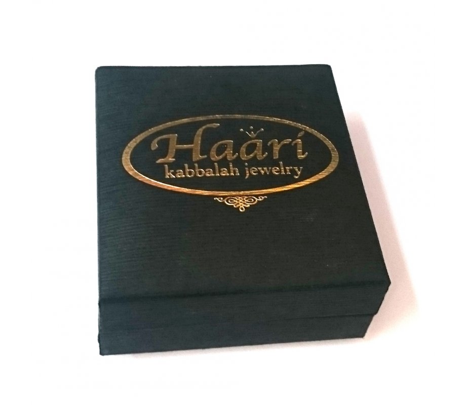 HaAri Kabbalah Wheel Pendant Necklace Silver & Gold, Hand Engraved Divine Names