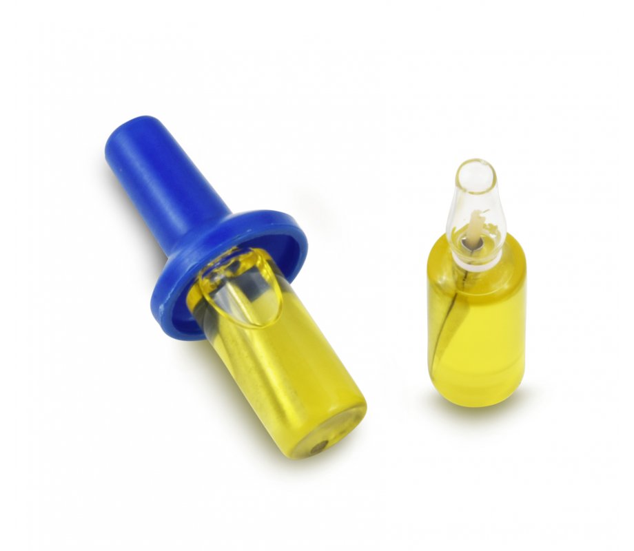 Hiddur Ready to Light Chanukah Menorah Set - Pre filled Olive Oil Glass Cups