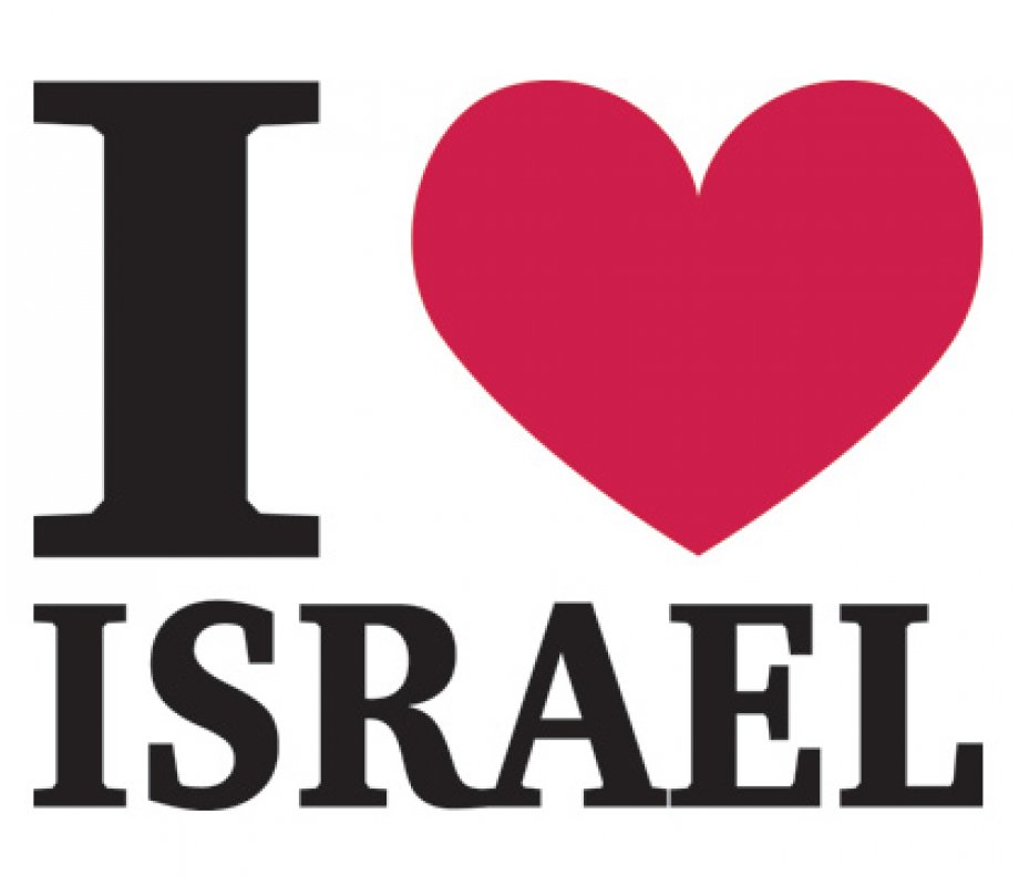I Love Israel Long Sleeved T-Shirt