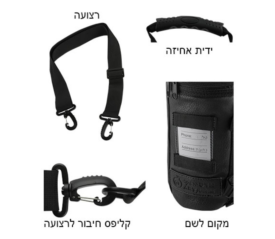 Insulated Weatherproof Tefillin Protector Case with Tallit Bag Aaronic Prayer - Green