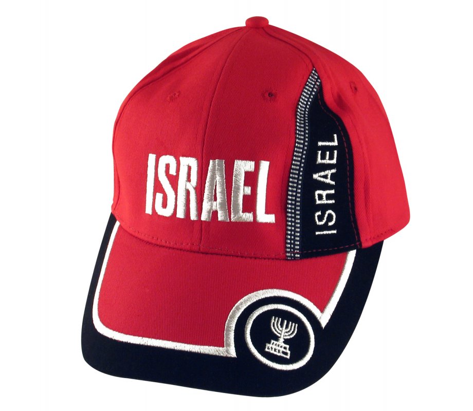 Israel Menorah Cotton Cap