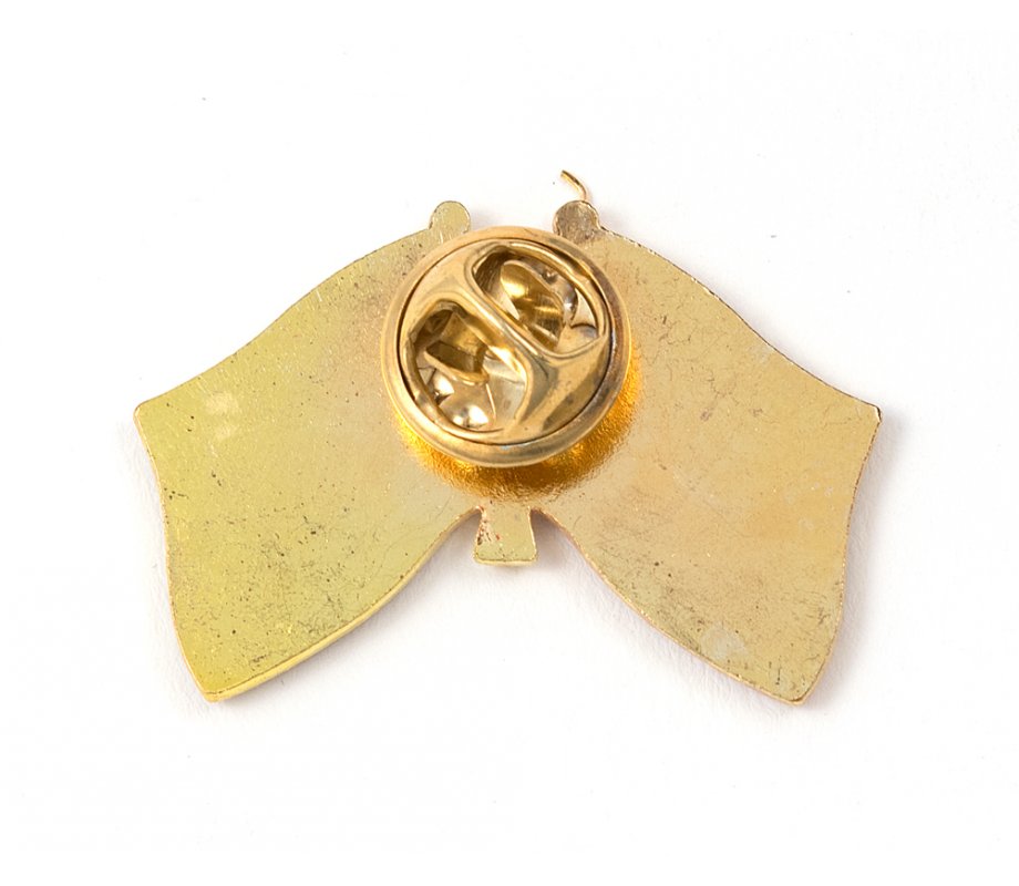 Israel-Russia Flags Lapel Pin