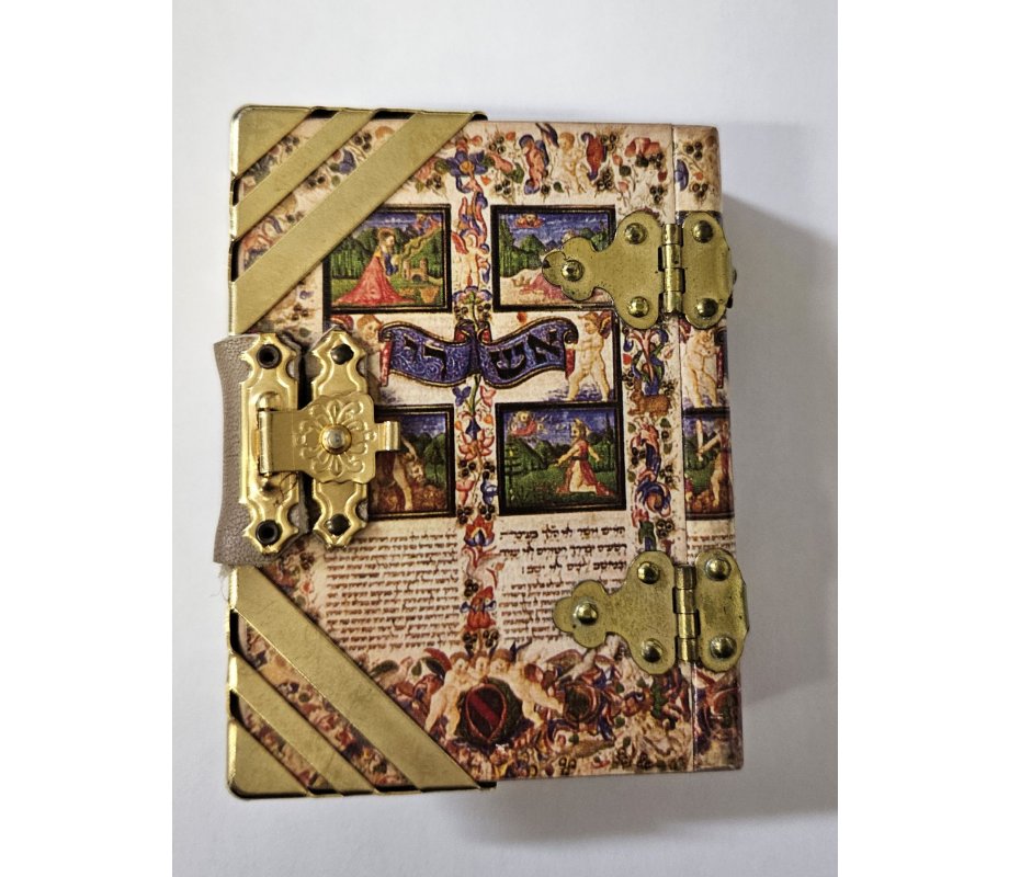 Jack Jaget - Miniature Psalms in Hebrew, Handcrafted Binding in Antique Design