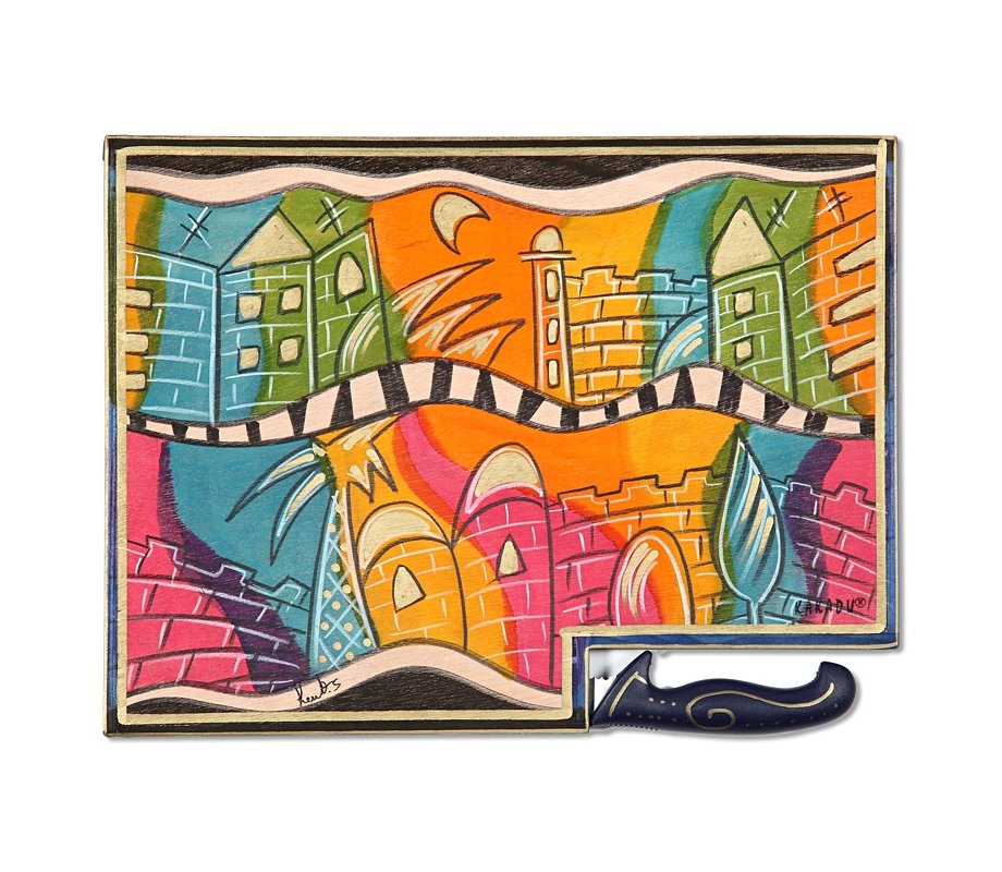 Jerusalem Challah Board by Kakadu