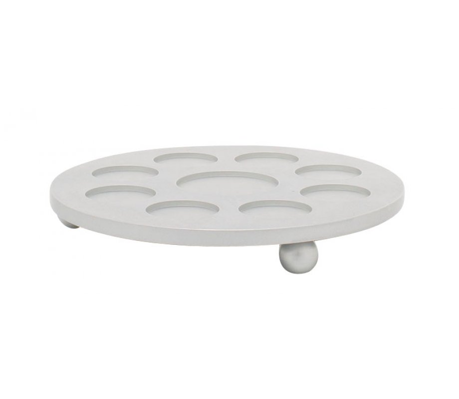 Kiddush Plate For Eight Cups By Agayof
